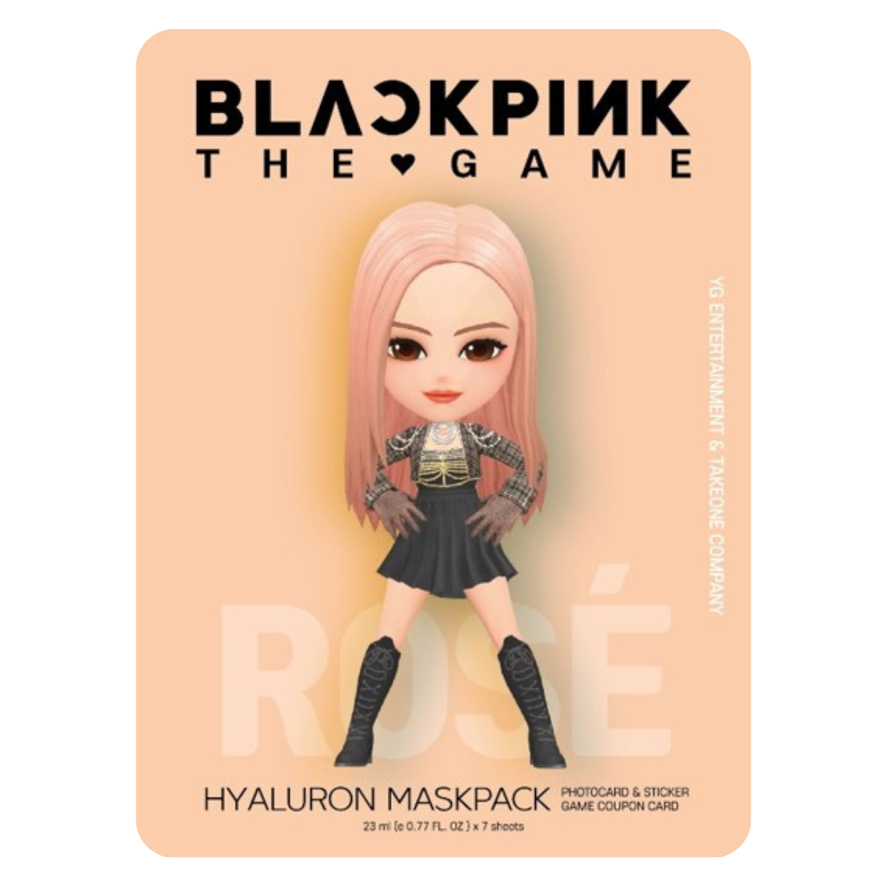 MaskPack Rose - Hyaluronic MaskPack (7 sheets per box)